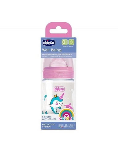 Chicco Biberon Plastique Fille 150ml 0m+