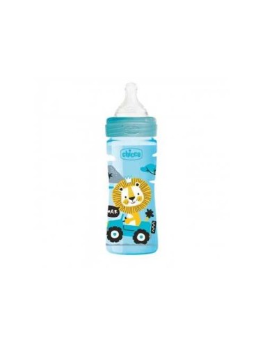 Chicco Biberon Plastique Garçon 250ml 2m+