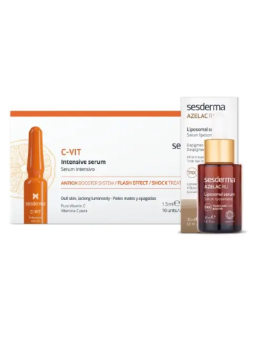 Sesderma Pack Azelac Ru sérum + C-Vit Ampoules