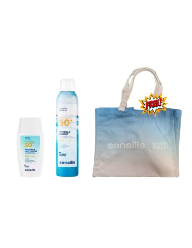 Sensilis Sac Body Spray Invisible spf 50 + 200 ml + Water Fluide spf 50 + Invisible