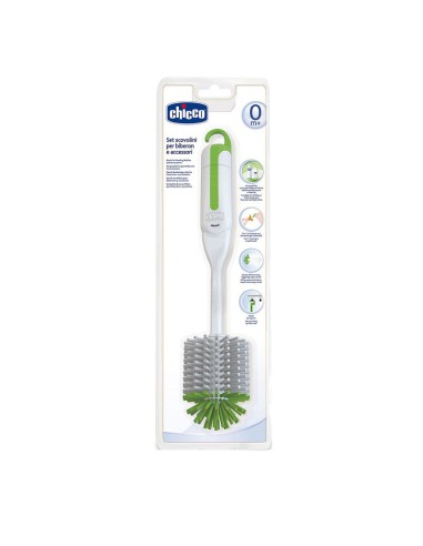 Chicco Ensemble de brosse à biberon et accessoires