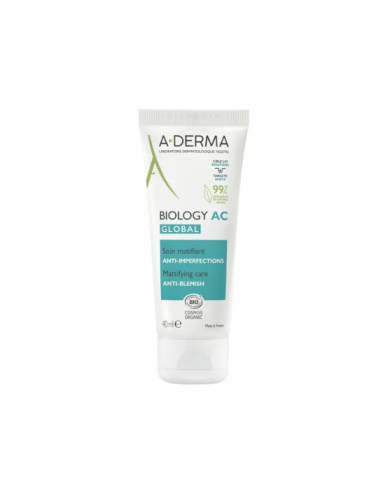 Aderma Biology AC GLOBAL Soin Matifiant Anti Imperfections 40ml