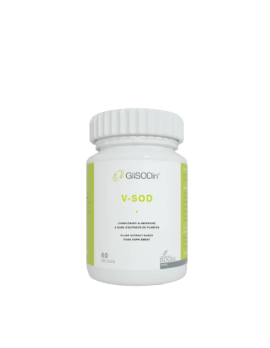 Glisodin V-SOD Complément alimentaire pour peaux dépigmentées 60 gélules