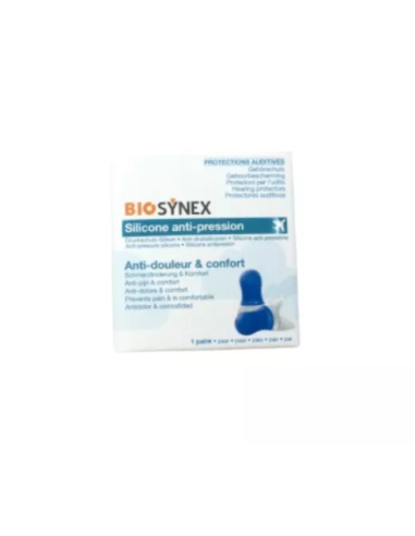 Biosynex Protections Auditives silicone anti pression 2pcs