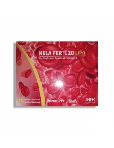 Xen Kela Fer 120 LIPO 30 Gélules