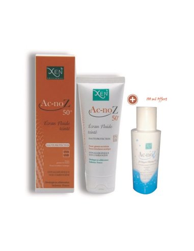 Xen Acno Z Ecran Fluide Teinté SPF50+ 50Gr