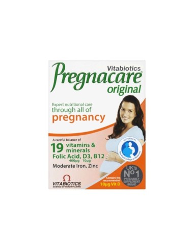 Vitabiotics PREGNACARE Original 30 comprimes