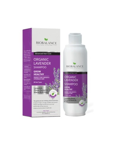 BIOBALANCE ORGANIC LAVENDER SHAMPOO 330ML