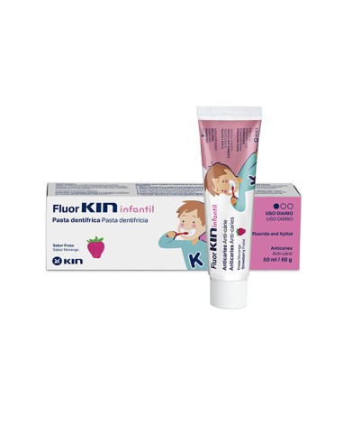 Kin Dentifrice Fluor Calcium 75ml