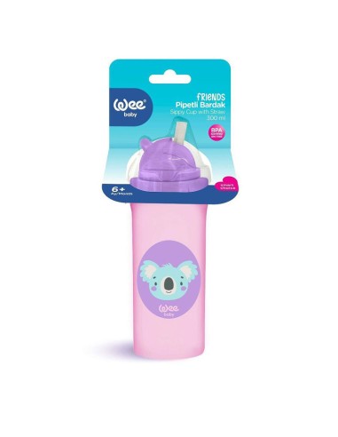 Wee Baby Tasse avec Paille 300ml fille