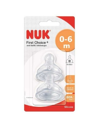 Nuk Tétine First Choice 0-6M Medium Lot De 2