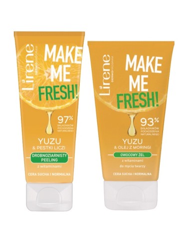 Lirene Pack Make Me FRESH Gel Nettoyant + Peeling