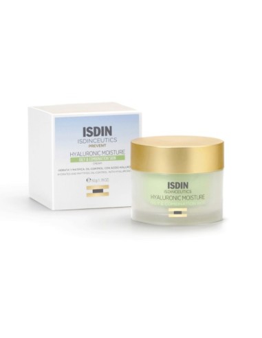 Isdin Crème Hydratante à Base D'Acide Hyaluronique Peaux Mixtes à Grasses 50G