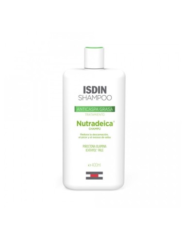 Isdin Shampoing Nutradeica Antipelliculaire Pellicules Grasses 200ML