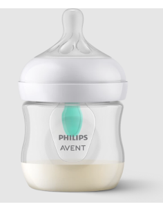 Avent Biberon Natural Response plastique avec valve airfree débit nouveau née 0m+ 125ml