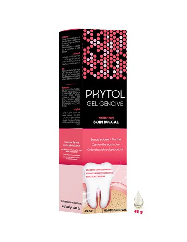 Phytol Gel Gencive Anti septique 45Gr