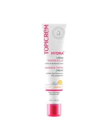 Topicrem Hydra+ Crème Teintée Eclat Light SPF50 40ML