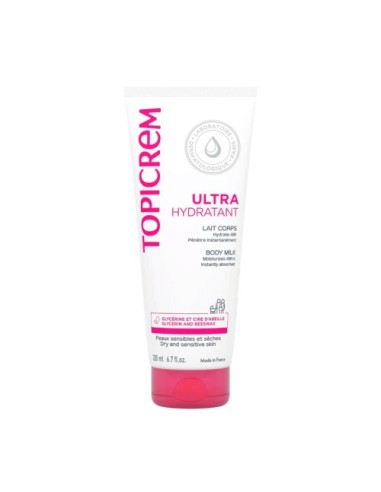 Topicrem Ultra Hydratant Lait Corps 200ml