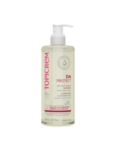 Topicrem DA Protect Gel Nettoyant Surgras 500ML