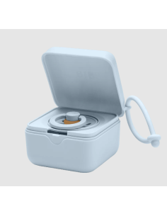 Bibs Boite à Sucette Bleu