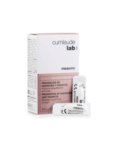 Cumlaude Lab Prebiotic Ovules Vaginales Boite de 10