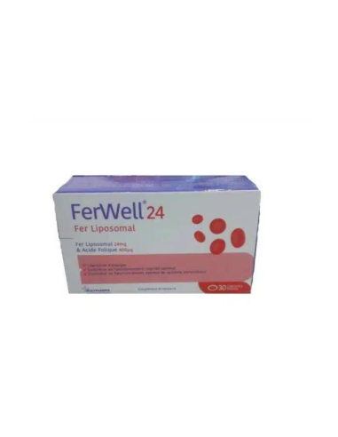 Ferwell 24 Fer liposomal 30 gelules