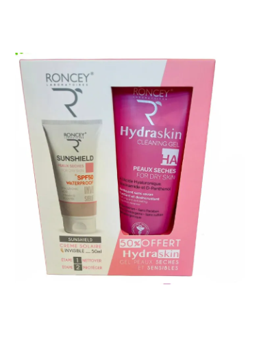 RONCEY Coffret Sunshield et Hydraskin pour Peaux Sèches -50%