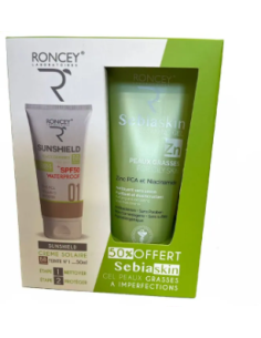 Roncey Coffret Sunshield Teinte 01 et Sebiaskin pour Peaux Grasses -50%