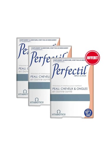 Offre Perfectil cheveux peau & ongles 3 x 30 Comprimés