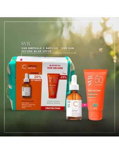 Svr Coffret Ampoule C + sun secure blur