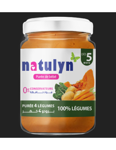 Natulyn Purée de bébé 4 légumes