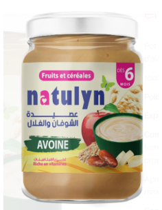 Natulyn Céréales pour bébé et enfants: Avoine et fruits