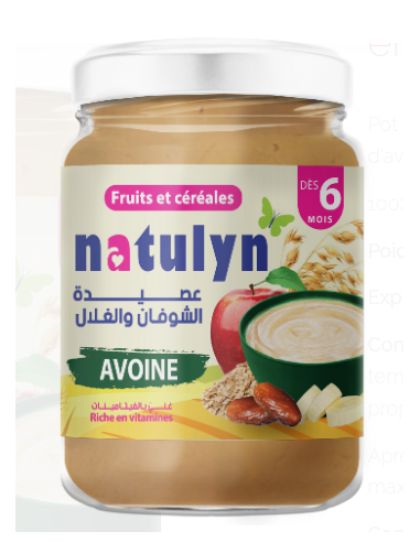 Natulyn Céréales pour bébé et enfants: Avoine et fruits