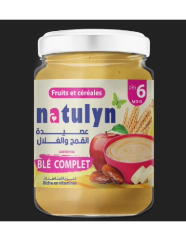 Natulyn Céréales pour bébé et enfants: Blé et fruits