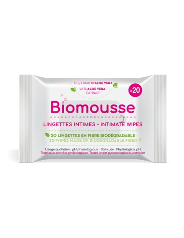 Biomousse Lingettes intimes 20pcs