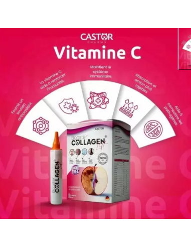 Castor Booster Collagen 12 Shots De 15ml