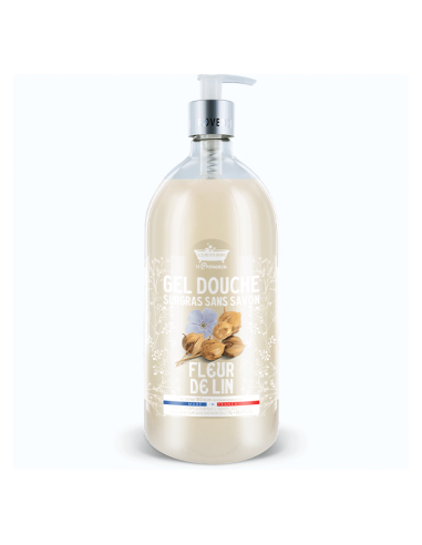 Bain de Provence Gel Douche Fleur de Lin 1 Litre