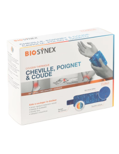 Biosynex Coussin Thermique cheville 35X 11cm Chaud/Froid