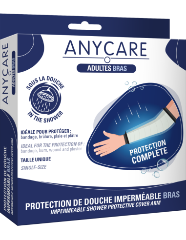 Anycare Protection de douche Imperméable Adultes Bras