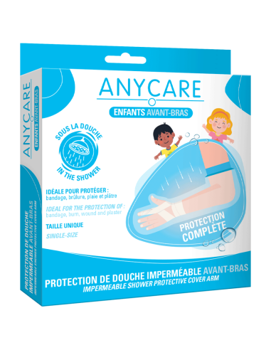 Anycare Protection de douche Imperméable Enfants Bras