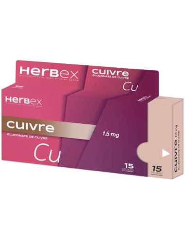 HERBEX Cuivre 15 Gélules