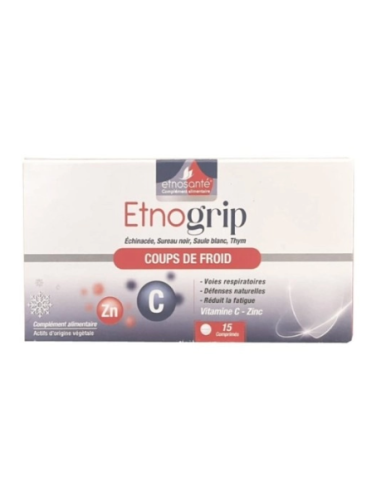 Etnogrip COUPS DE FROID 15 comprimes