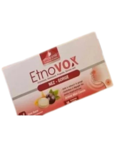 Etnovox MIEL-CASSIS 16 pastilles