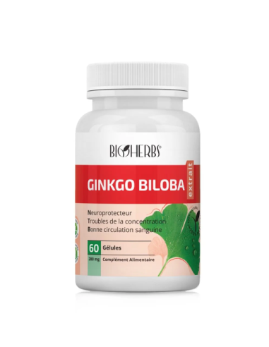 Bioherbs Ginkgo Biloba 60 capsules