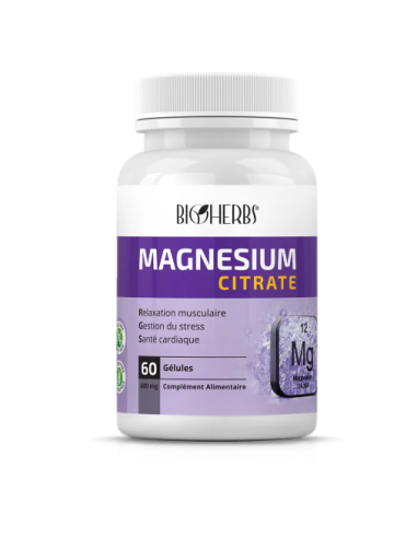 Bioherbs Magnésium citrate 60 gélules