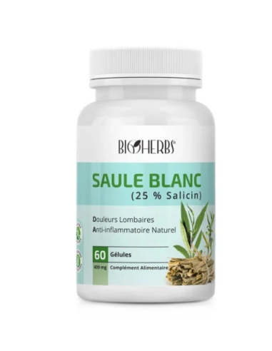 Bioherbs Saule Blanc 60 Gélules