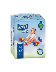 KOTIS Couches bébé Taille 4 7-18kG 24 Pièces