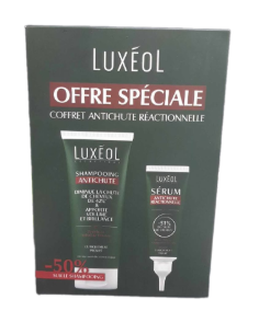 Luxéol Coffret Sérum Réactionnelle + Shampoing anti chute