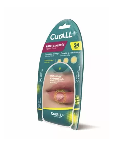 CURALL PATCHS HERPES B/24