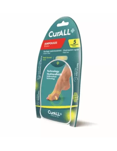 CURALL AMPOULES COTE DU PIEDS B/5